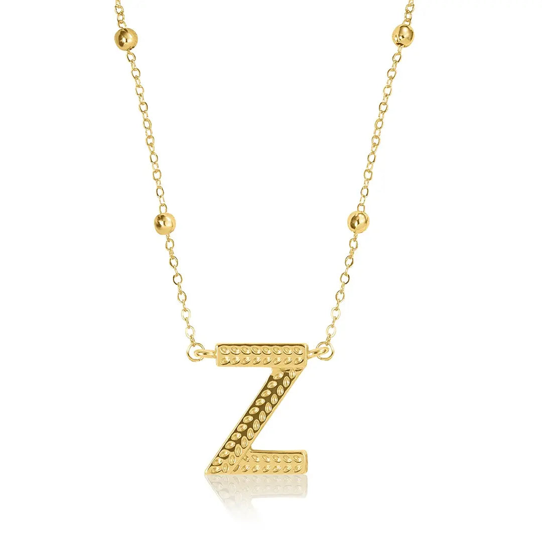 Gold Initial Necklace Letters A-Z Pendant Necklace for Women, Fashion Jewelry, 14K Gold-Plated Brass Initial Necklace Women S Initial Necklace Quality Neckla Trendy