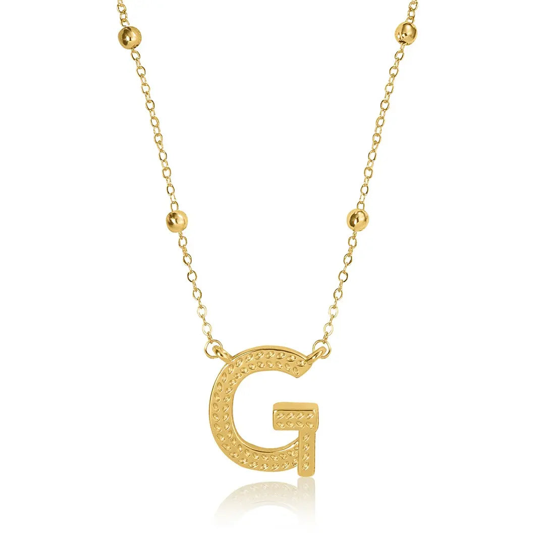 Gold Initial Necklace Letters A-Z Pendant Necklace for Women, Fashion Jewelry, 14K Gold-Plated Brass Initial Necklace Women S Initial Necklace Quality Neckla Trendy