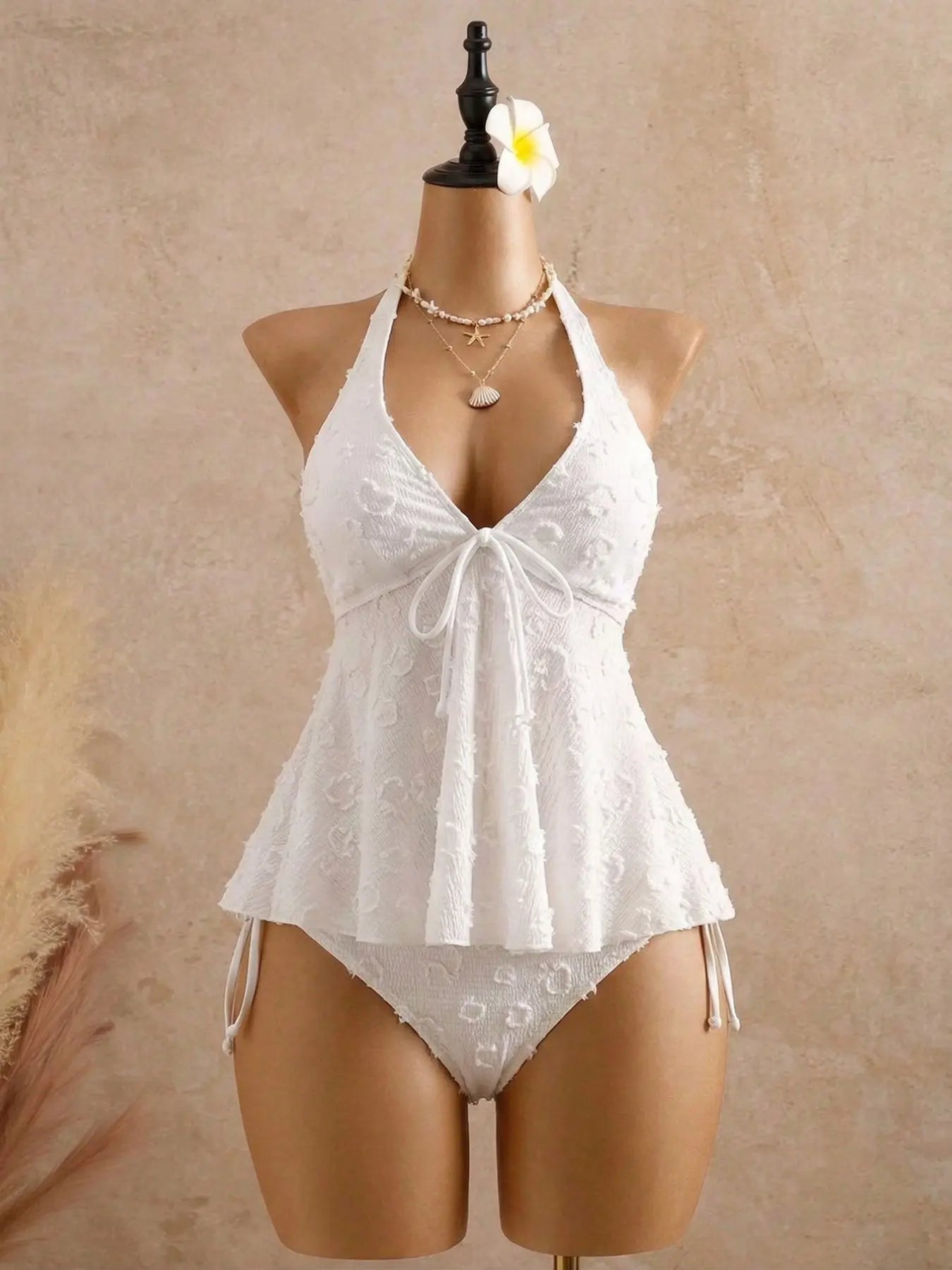 Women'S Fashion Tankini Swimsuit, Stylish Two-Piece Swimwear, Comfortable Beachwear, Perfect for Pool Parties and Vacations