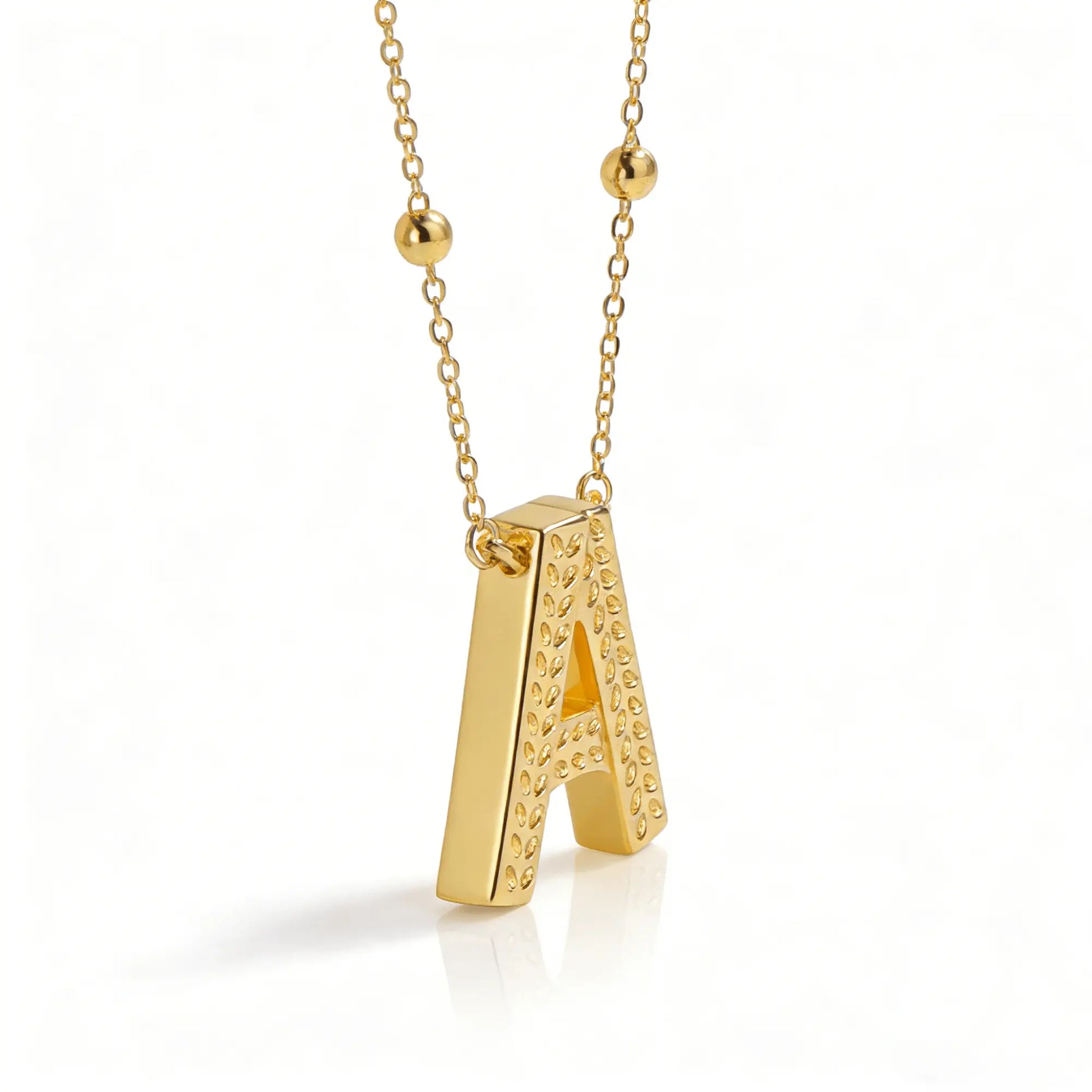 Gold Initial Necklace Letters A-Z Pendant Necklace for Women, Fashion Jewelry, 14K Gold-Plated Brass Initial Necklace Women S Initial Necklace Quality Neckla Trendy