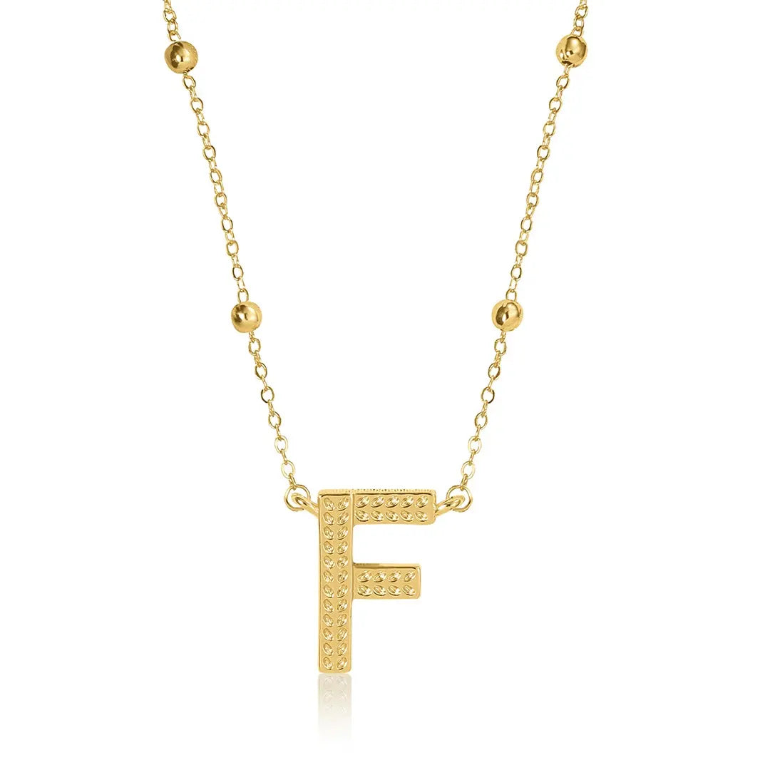 Gold Initial Necklace Letters A-Z Pendant Necklace for Women, Fashion Jewelry, 14K Gold-Plated Brass Initial Necklace Women S Initial Necklace Quality Neckla Trendy