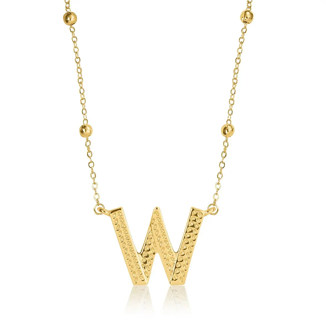 Gold Initial Necklace Letters A-Z Pendant Necklace for Women, Fashion Jewelry, 14K Gold-Plated Brass Initial Necklace Women S Initial Necklace Quality Neckla Trendy