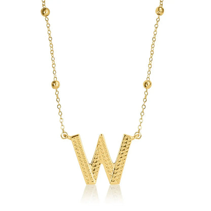 Gold Initial Necklace Letters A-Z Pendant Necklace for Women, Fashion Jewelry, 14K Gold-Plated Brass Initial Necklace Women S Initial Necklace Quality Neckla Trendy