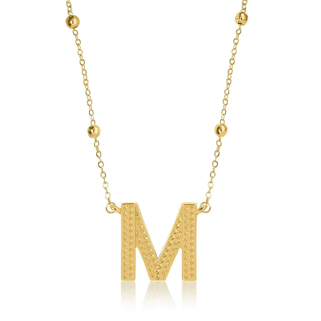 Gold Initial Necklace Letters A-Z Pendant Necklace for Women, Fashion Jewelry, 14K Gold-Plated Brass Initial Necklace Women S Initial Necklace Quality Neckla Trendy