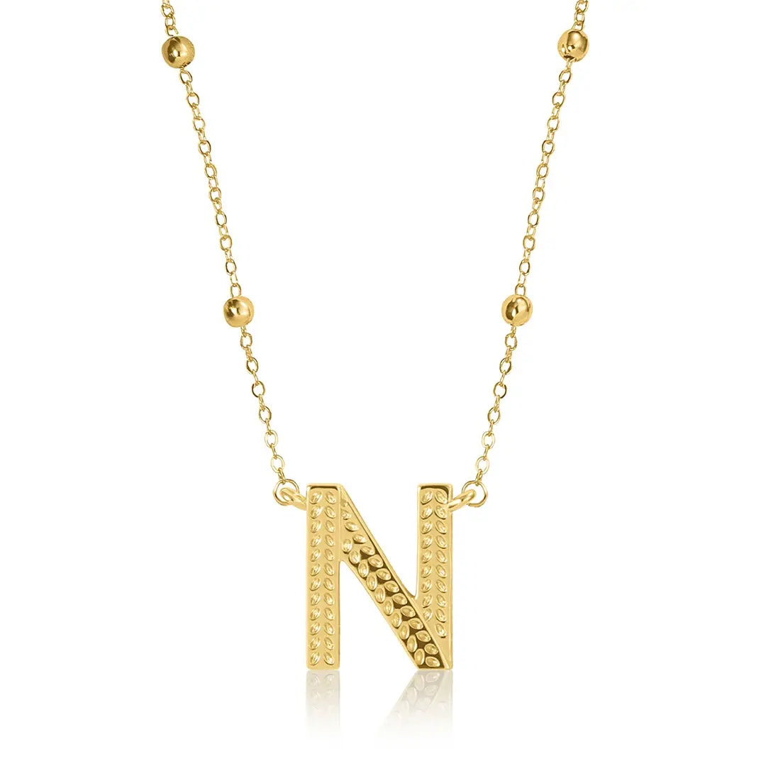 Gold Initial Necklace Letters A-Z Pendant Necklace for Women, Fashion Jewelry, 14K Gold-Plated Brass Initial Necklace Women S Initial Necklace Quality Neckla Trendy