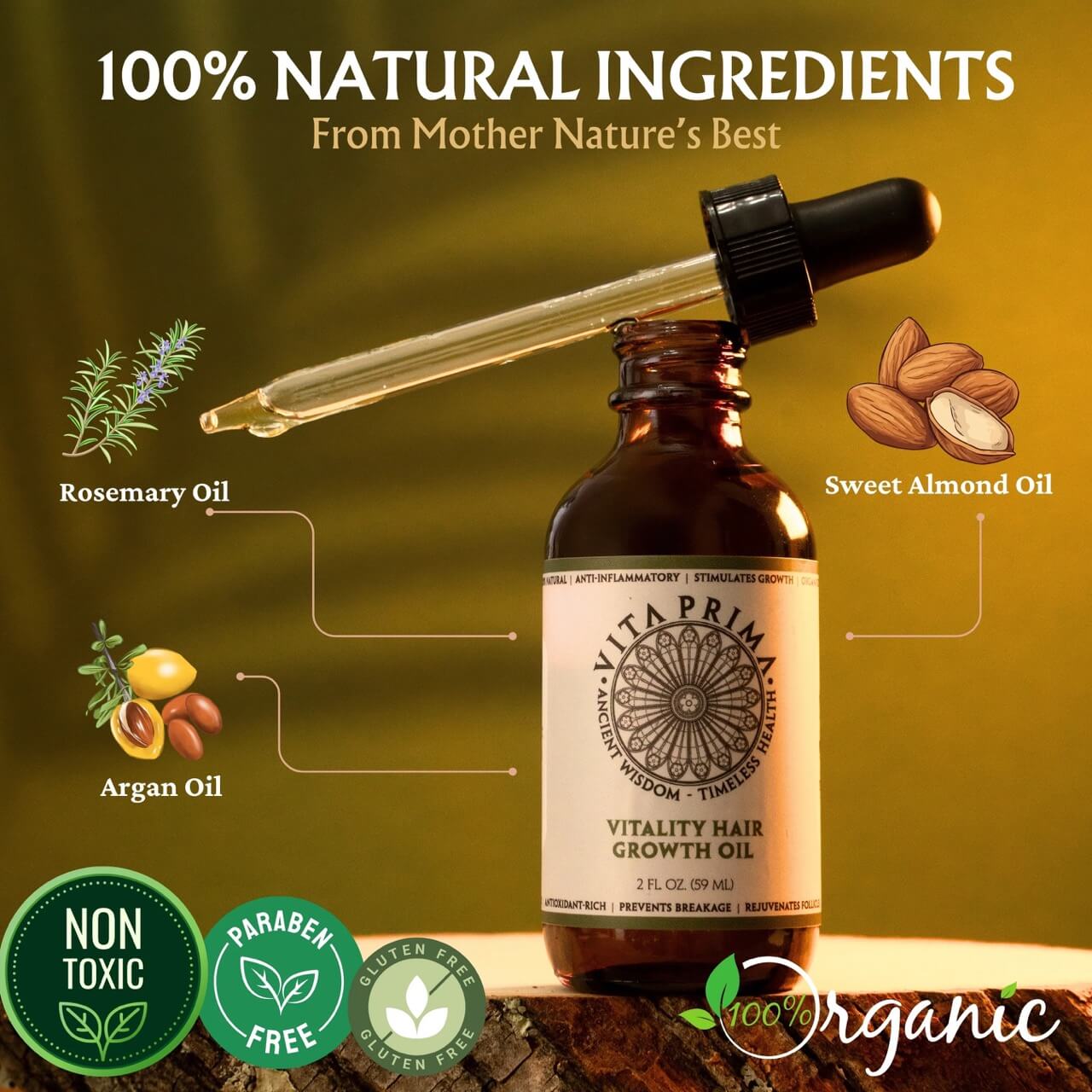 Vitality Hair Growth Oil